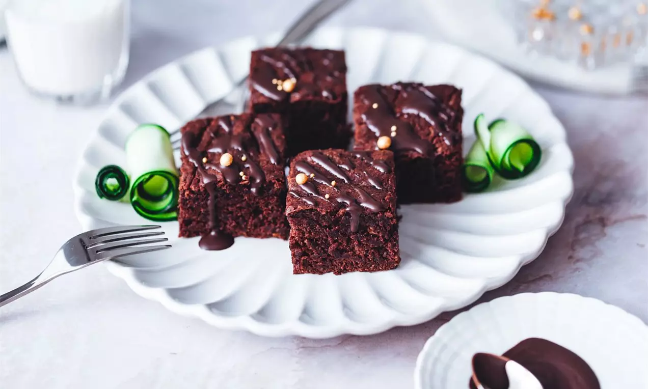 Vegánske cuketové brownies