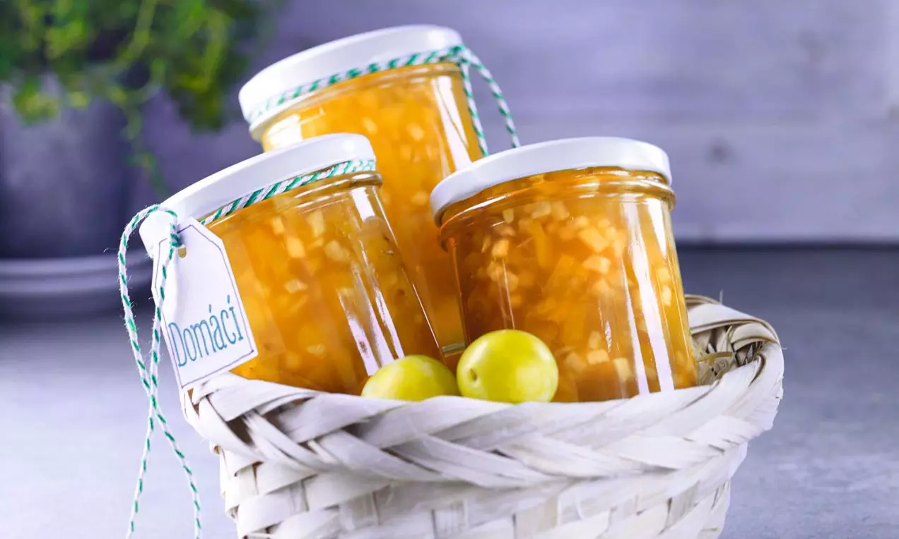 Jablkovo-mirabelkový džem s ciderom