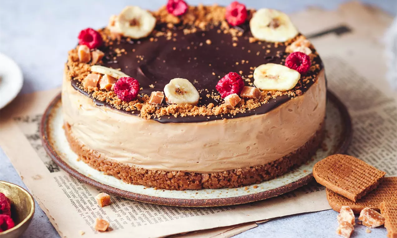 Nepečený karamelový cheesecake